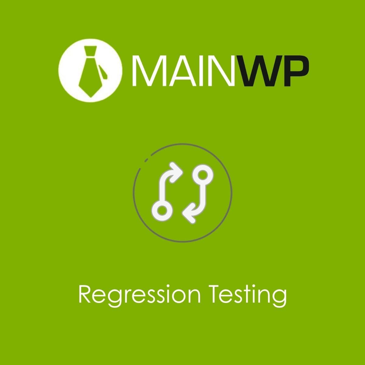 Screenshot of MainWP Regression Testing interface