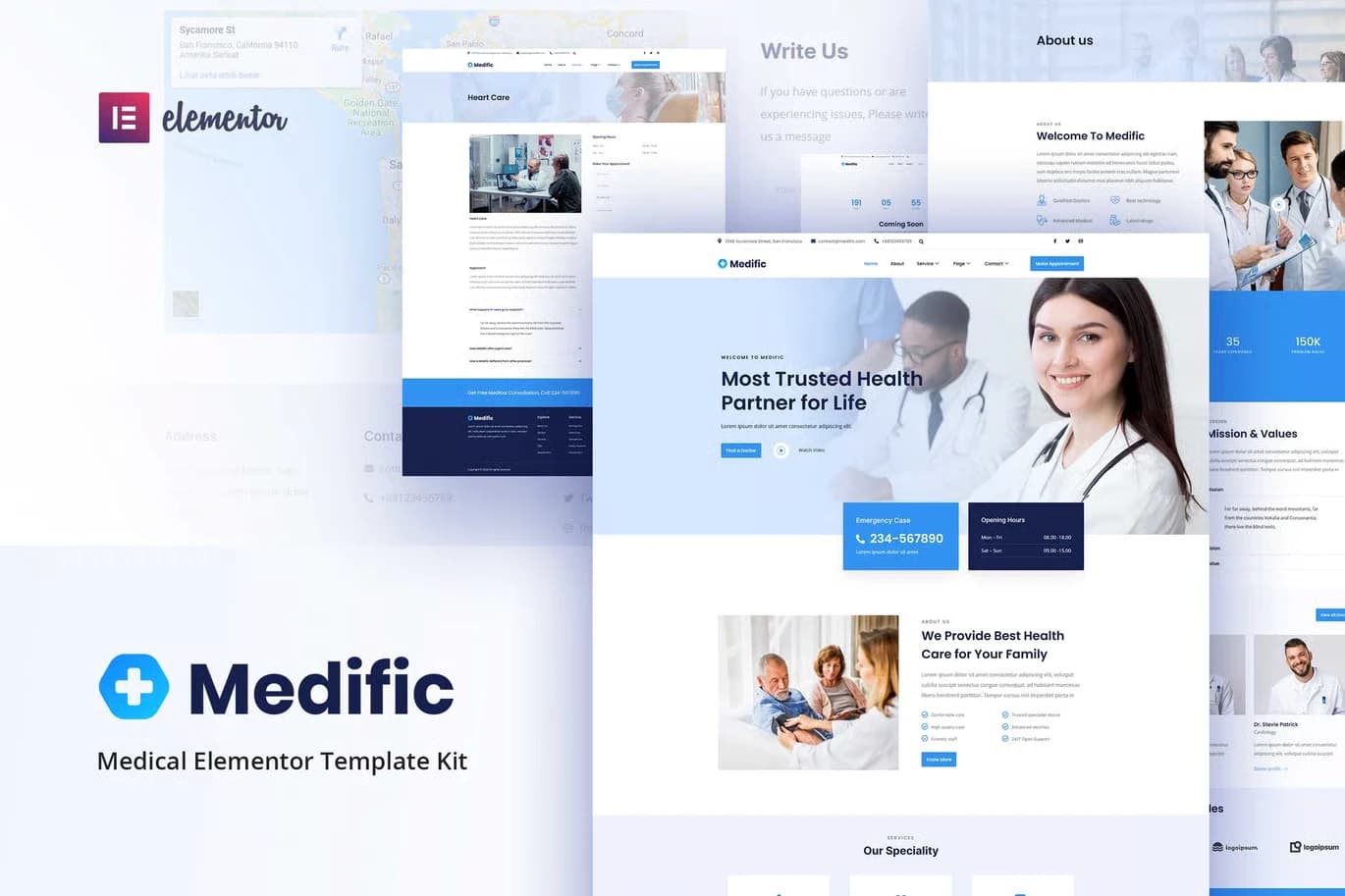 Screenshot of Medific interface