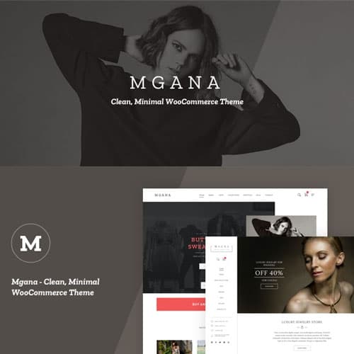 Mgana - Καθαρό, Minimal WooCommerce Theme