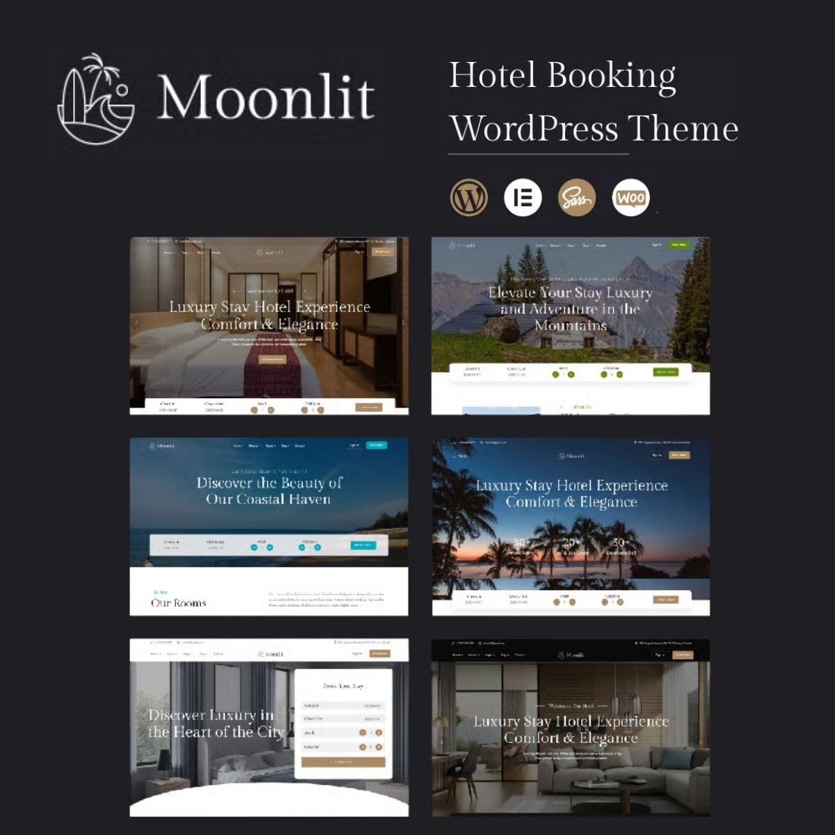 Screenshot of Moonlit interface