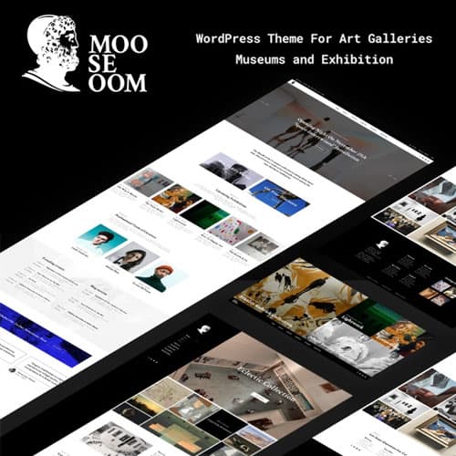 Mooseoom - Art ギャラリー, Museum & Exhibition WordPress