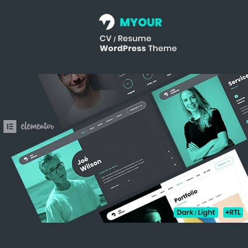 Myour - CV WordPressテーマ