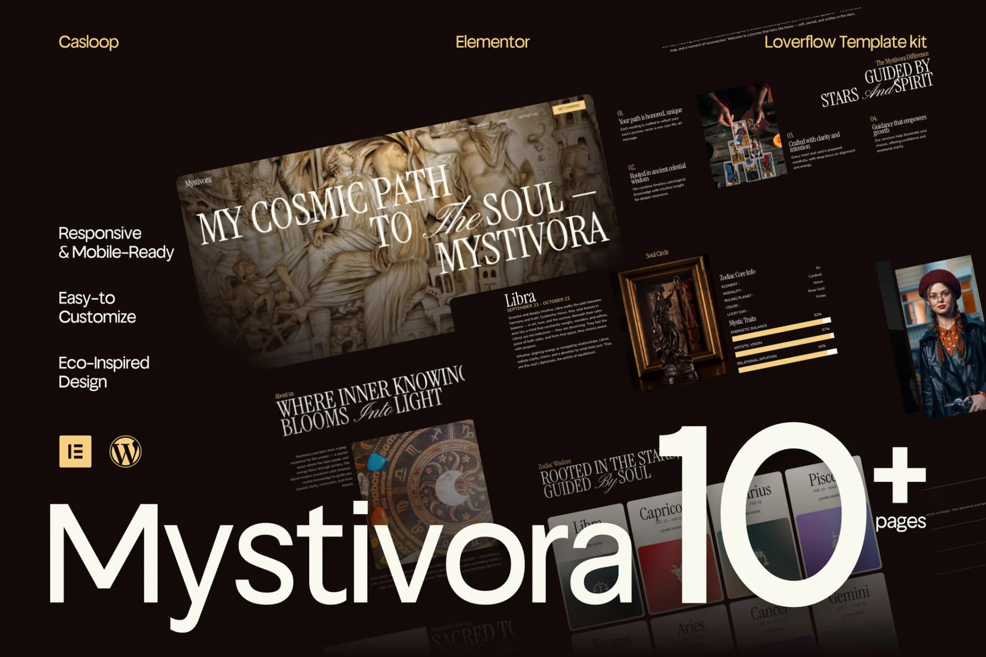 Screenshot of Mystivora interface
