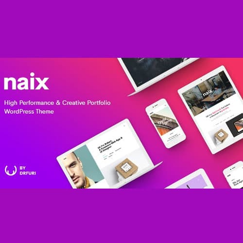 Naix - クリエイティブ & High Performance ポートフォリオ WordPressテーマ