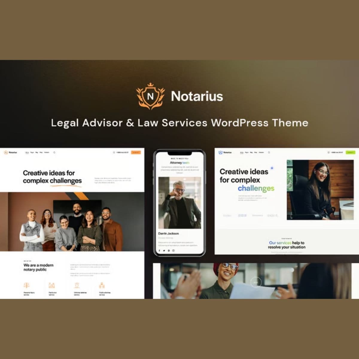 Screenshot of Notarius interface