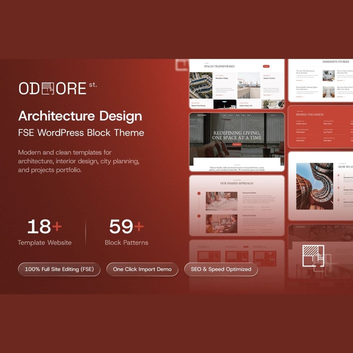 Screenshot of Odoore Studio interface