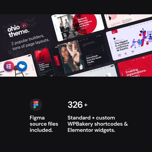 Ohio - Kreativ Portfolio & Agentur WordPress-Theme