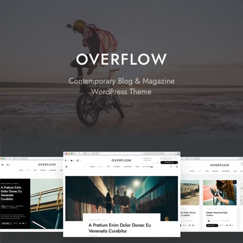 Overflow - Contemporary Blog & 杂志 WordPress主题