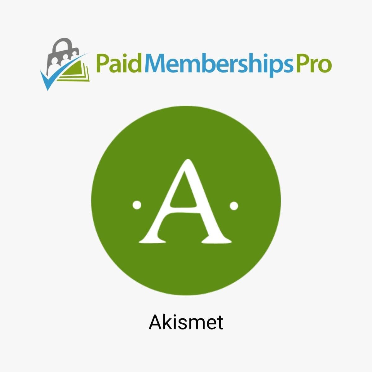 Screenshot of Paid Memberships Pro Akismet interface