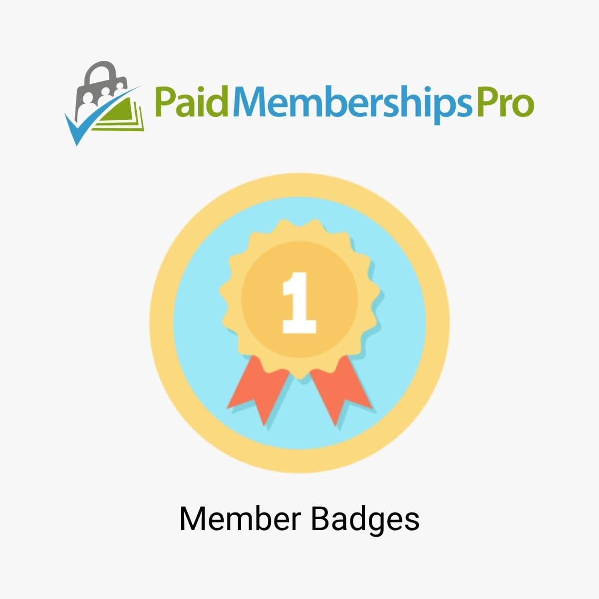 Screenshot of Paid Memberships Pro Member Badges interface
