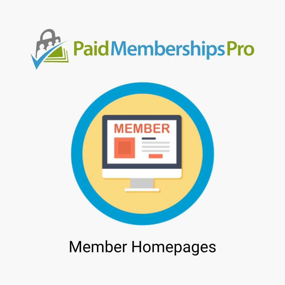 Screenshot of Paid Memberships Pro Member Homepages interface