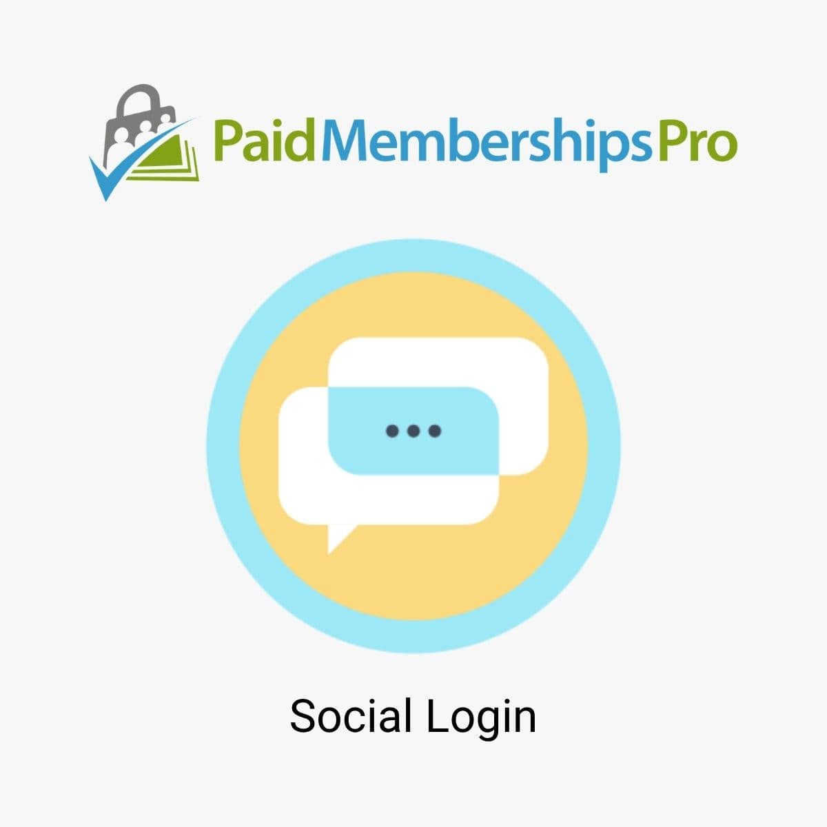 Screenshot of Paid Memberships Pro Social Login interface