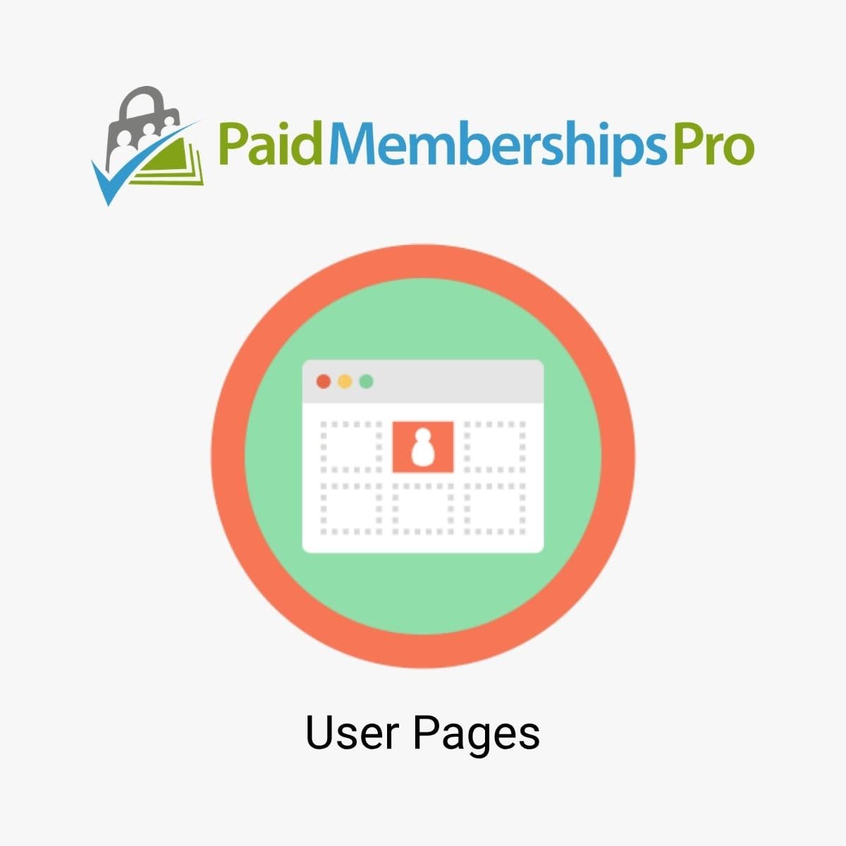 Screenshot of Paid Memberships Pro User Pages interface