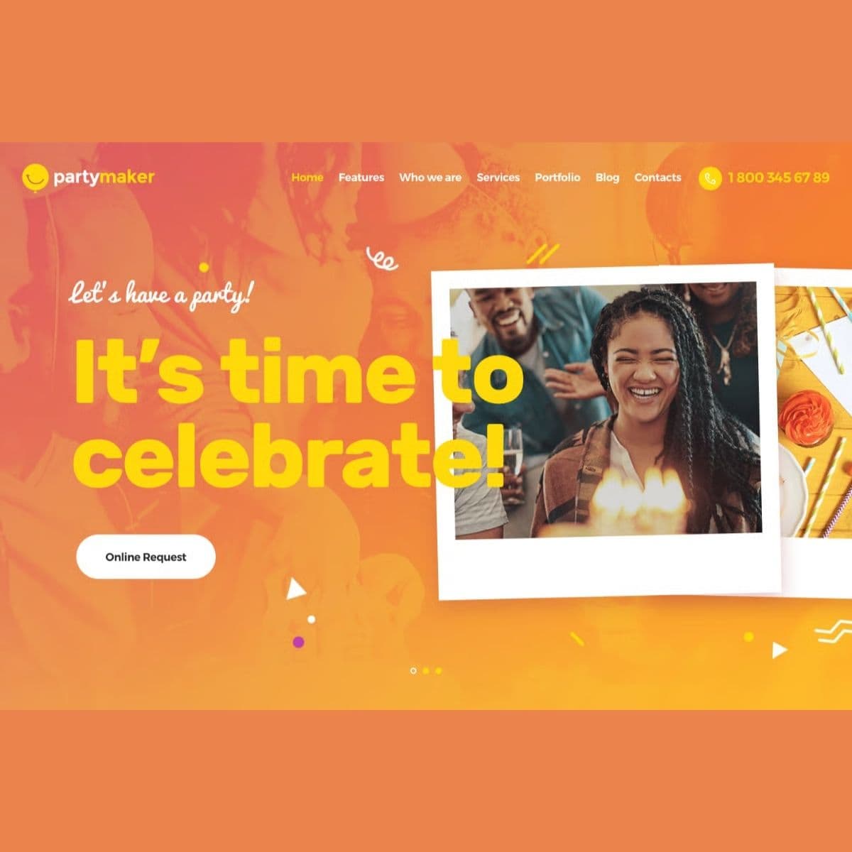 Screenshot of PartyMaker interface