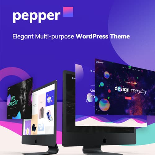 Pepper - Elegent Multi Purpose WordPress Teması