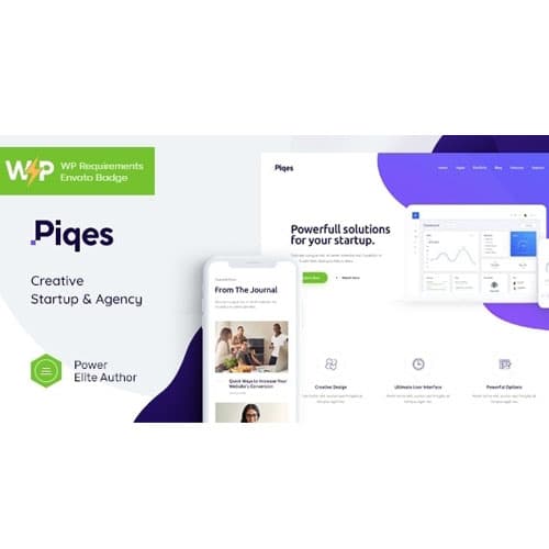 Piqes | สร้างสรรค์ Startup & เอเจนซี่ ธีม WordPress