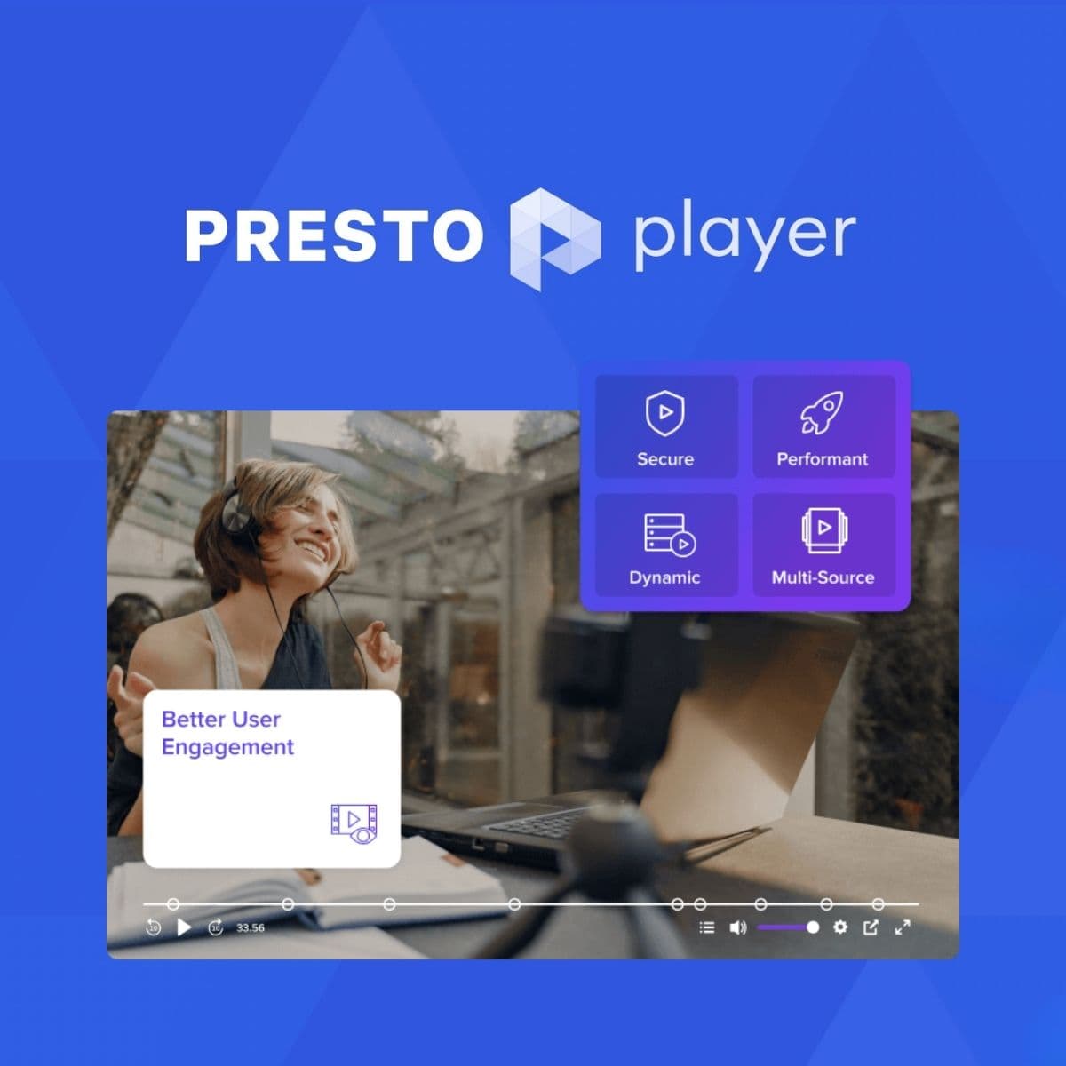 Screenshot of Presto Player Pro interface