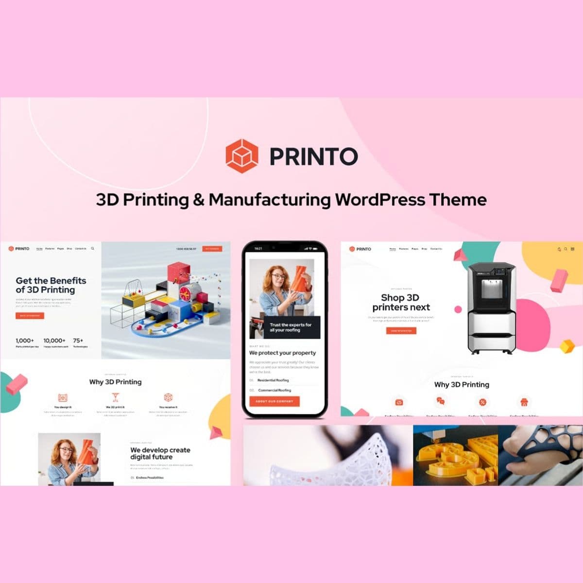 Screenshot of Printo interface