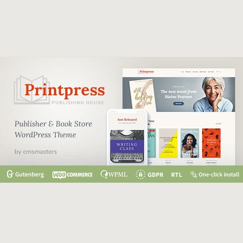 Printpress - Book Publishing ورڈپریس تھیم