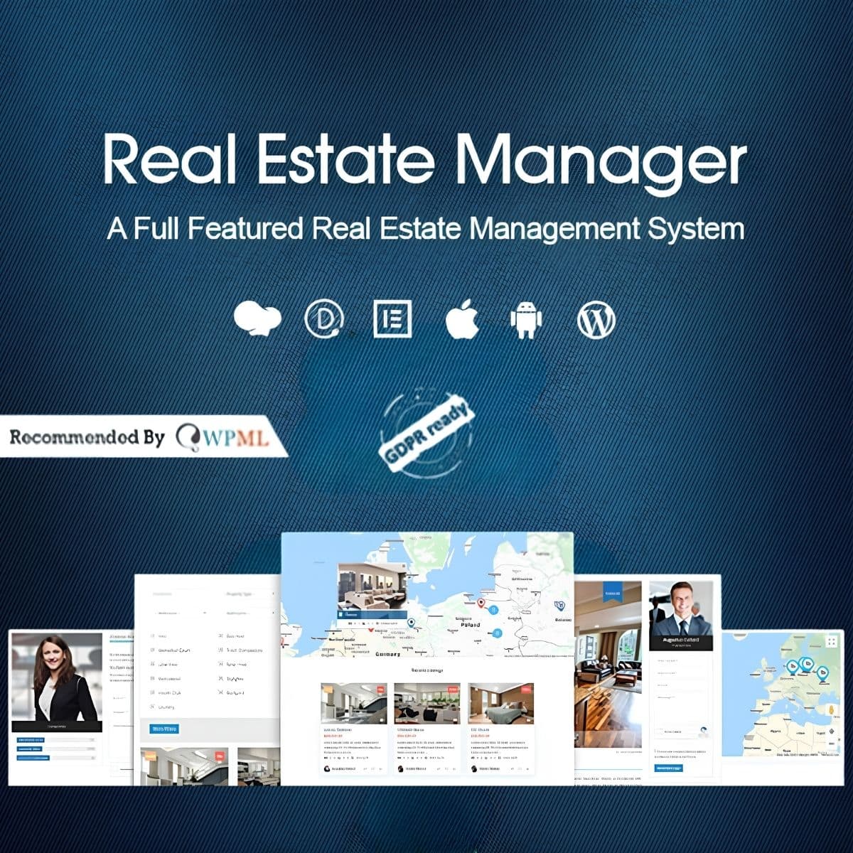 Screenshot of Real Estate Manager Pro interface