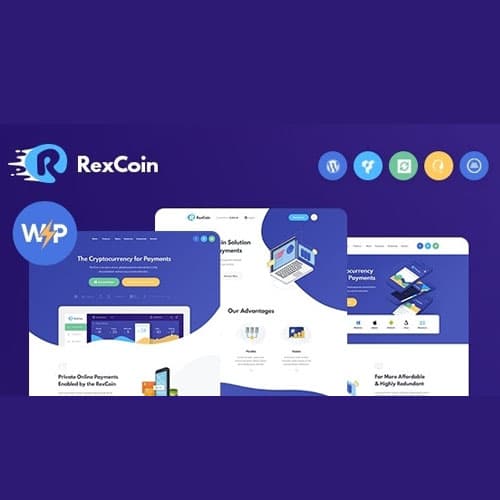 RexCoin | A Wielofunkcyjny Cryptocurrency & Coin ICO Motyw WordPress