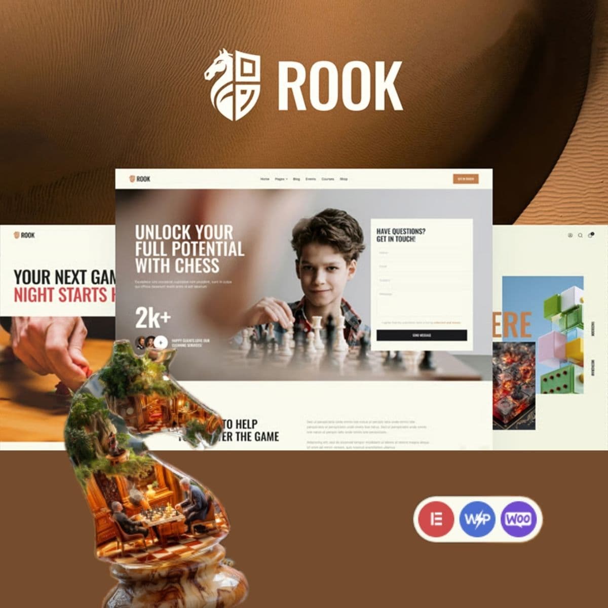 Screenshot of Rook interface