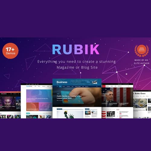 Rubik - A Perfect Theme for Blog マガジン Website