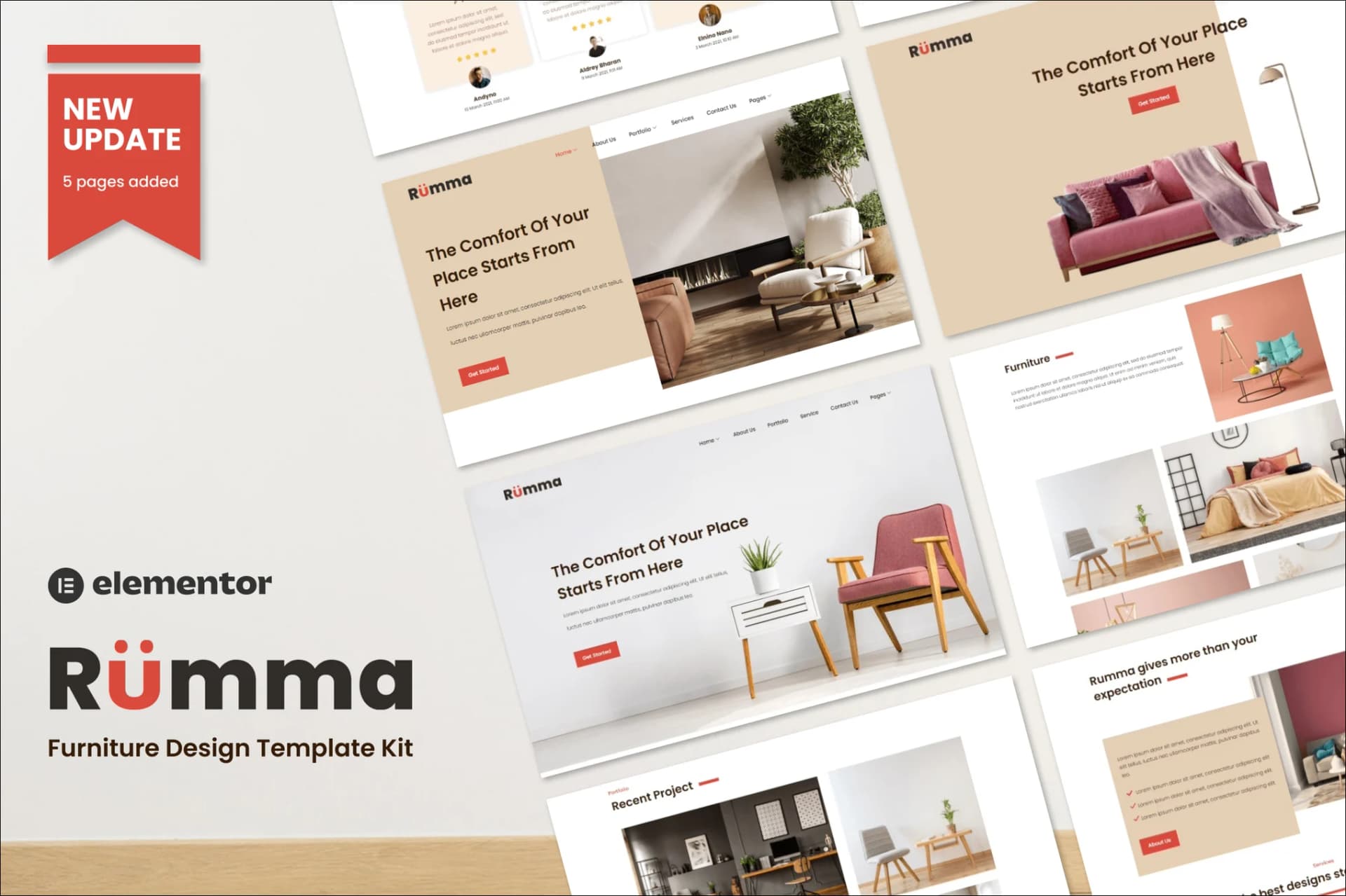 Screenshot of Rumma interface