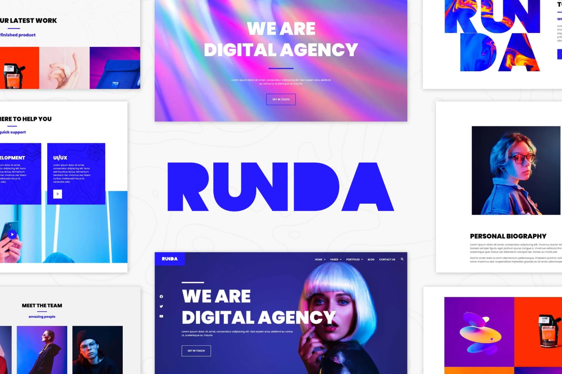 Screenshot of Runda interface