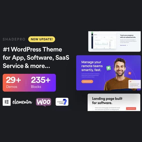 ShadePro - Multi-Purpose WordPress Theme
