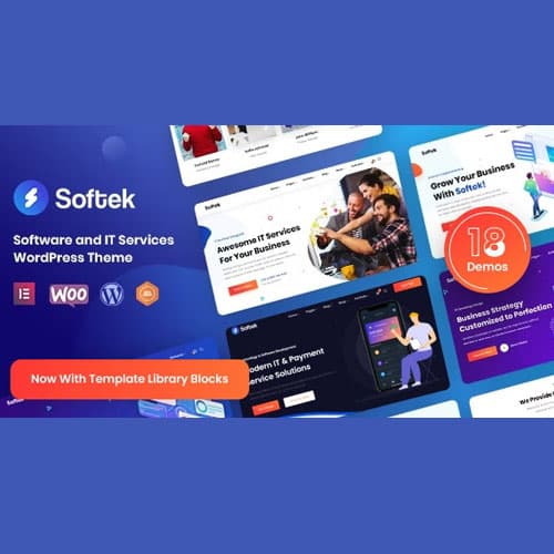 Softek - Software & IT Solutions Θέμα WordPress