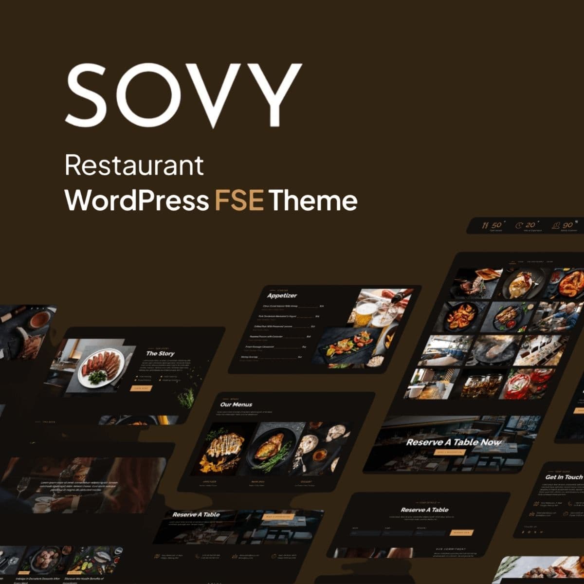 Screenshot of Sovy interface