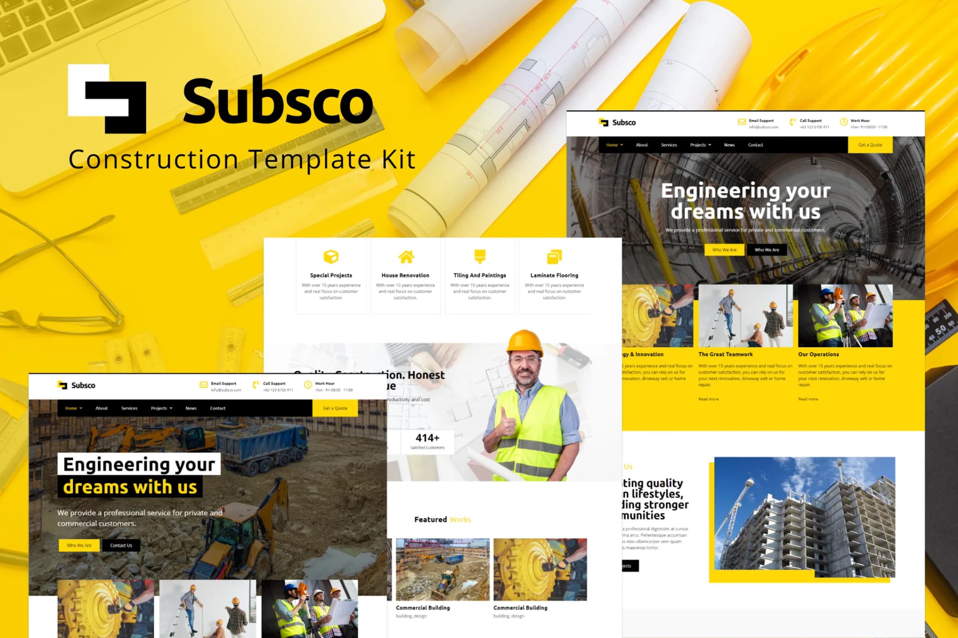 Screenshot of Subsco interface