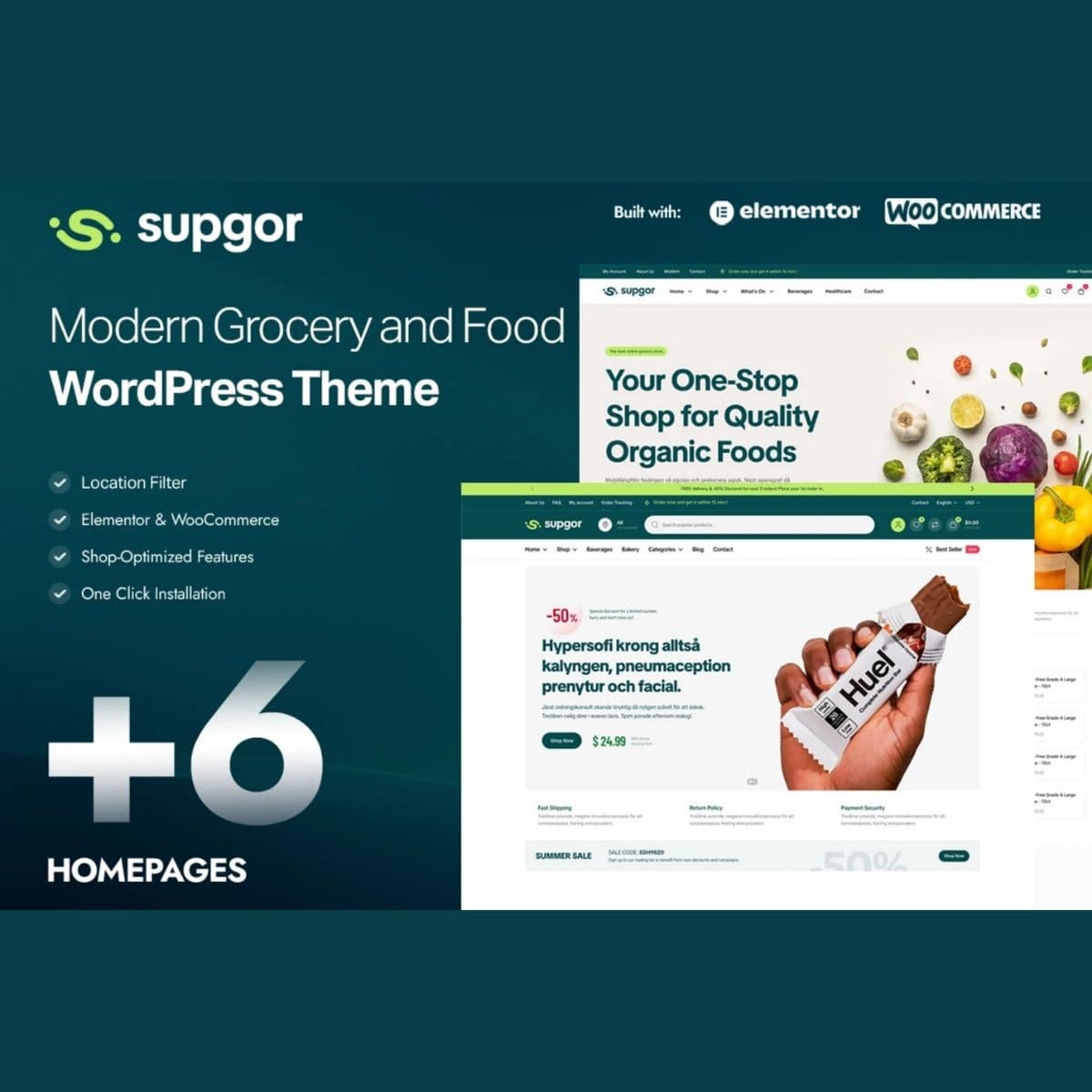 Screenshot of Supgor interface