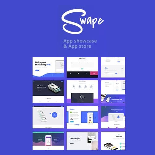 Swape - App Showcase & App Winkel WordPress-thema
