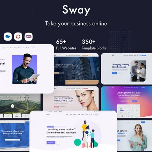 Sway - متعدد الأغراض قالب ووردبريس