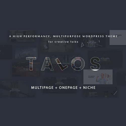 Talos - সৃজনশীল বহুমুখী ওয়ার্ডপ্রেস থিম