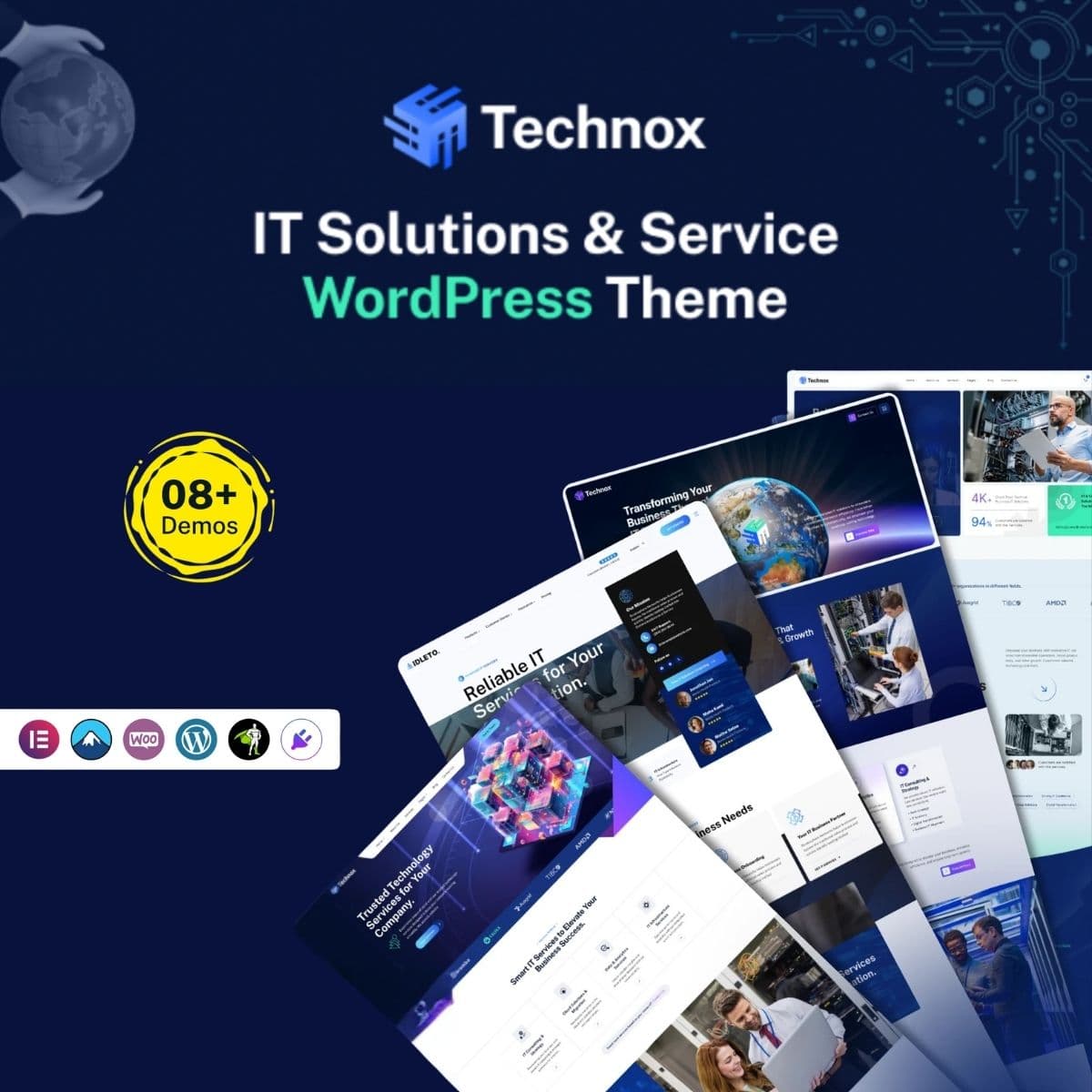 Screenshot of Technox interface