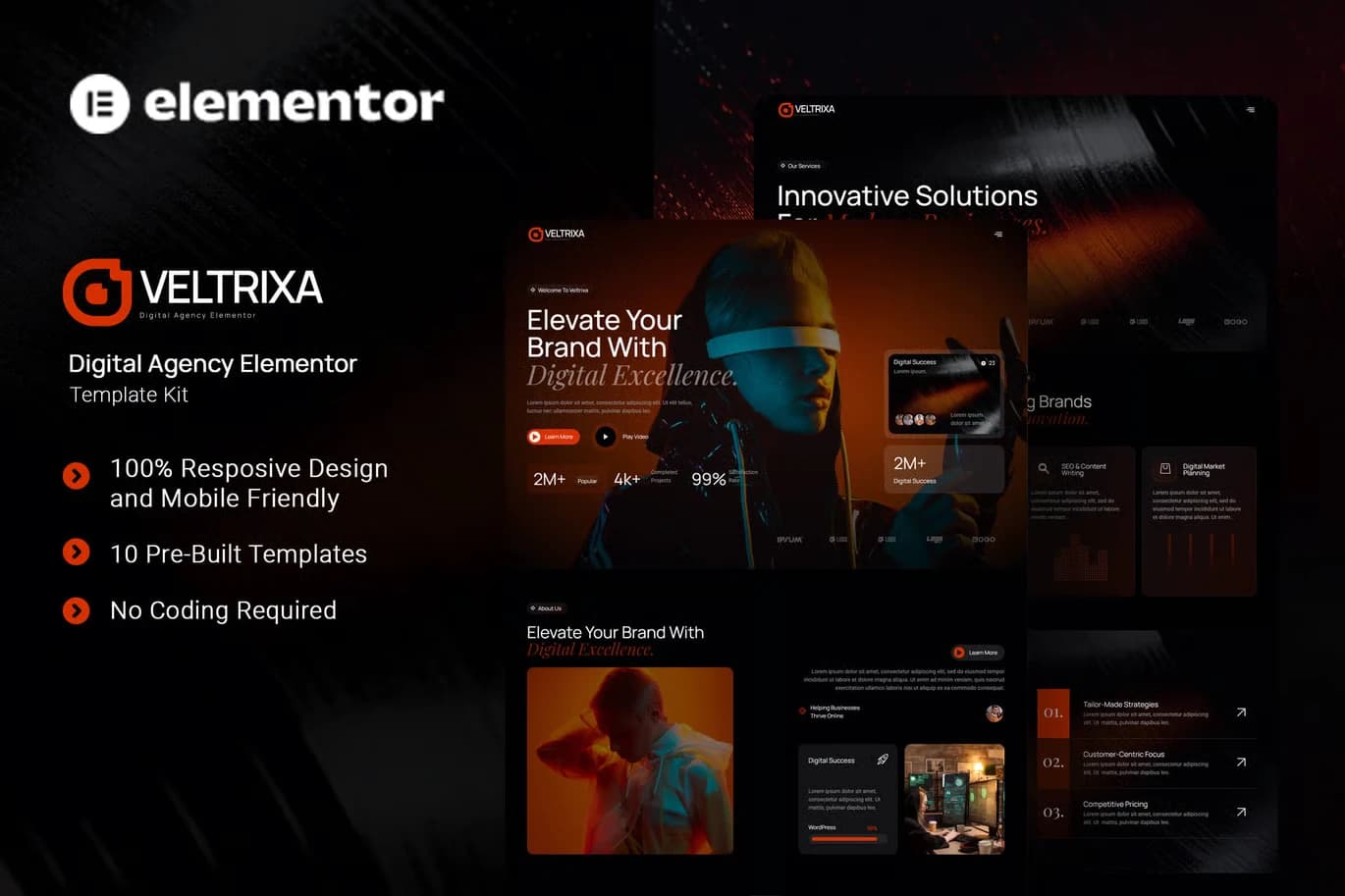 Screenshot of Veltrixa interface