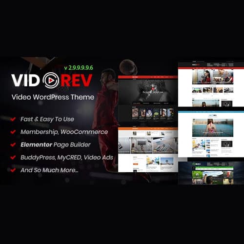 VidoRev - Video ورڈپریس تھیم