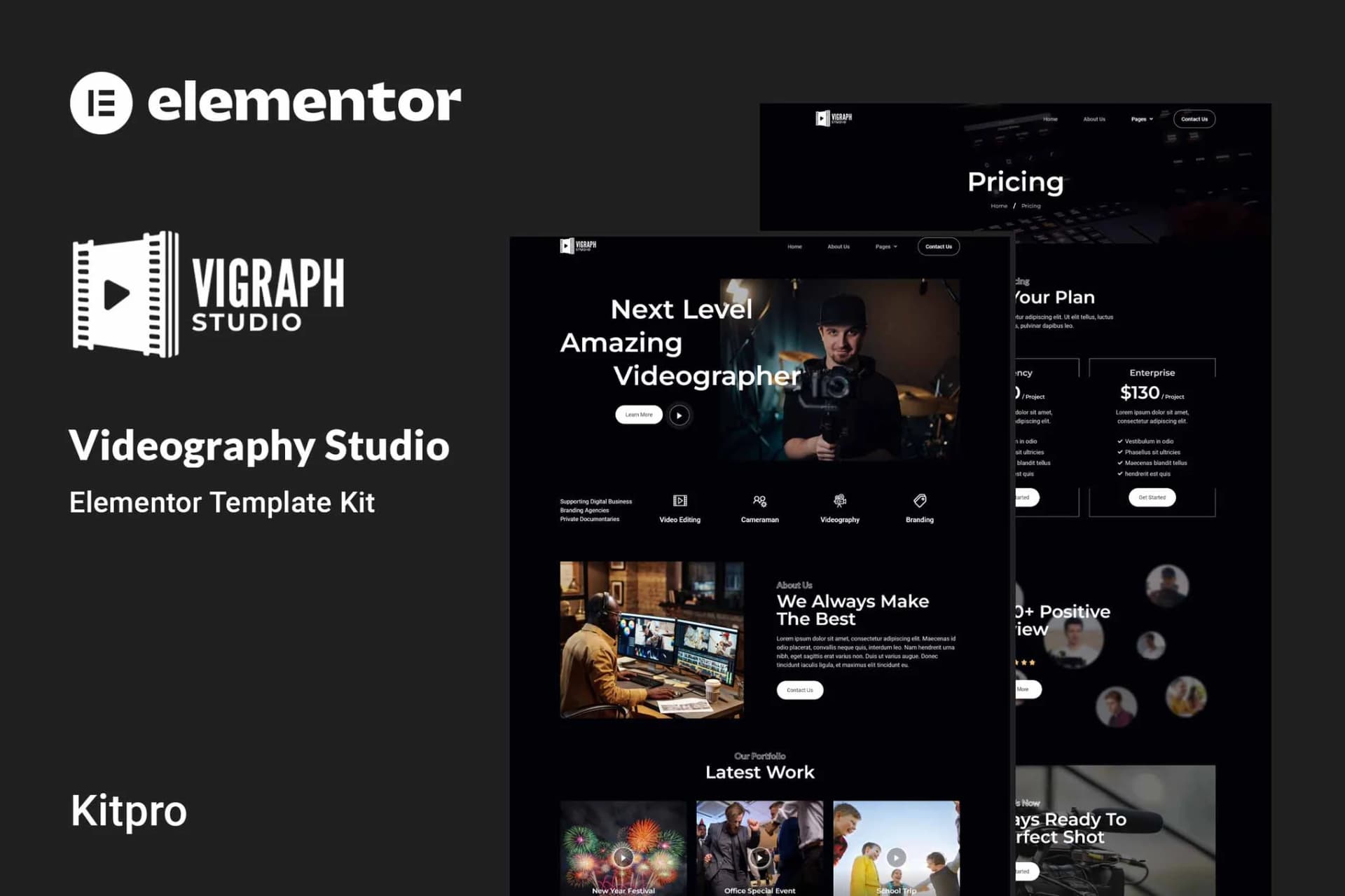 Screenshot of Vigraph interface