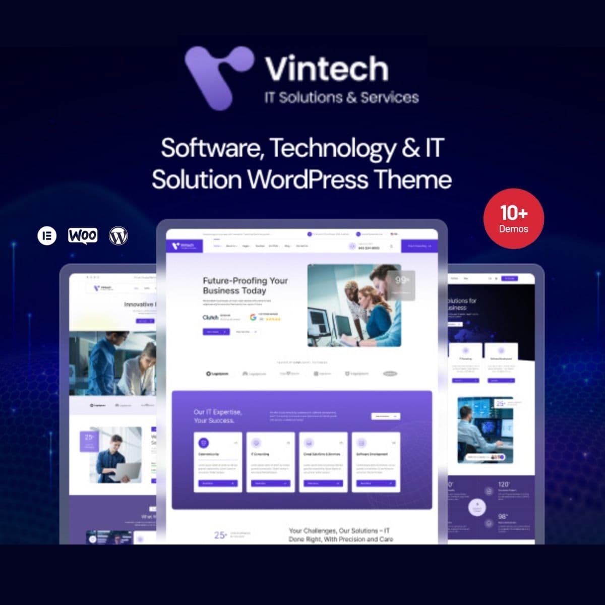 Screenshot of Vintech interface