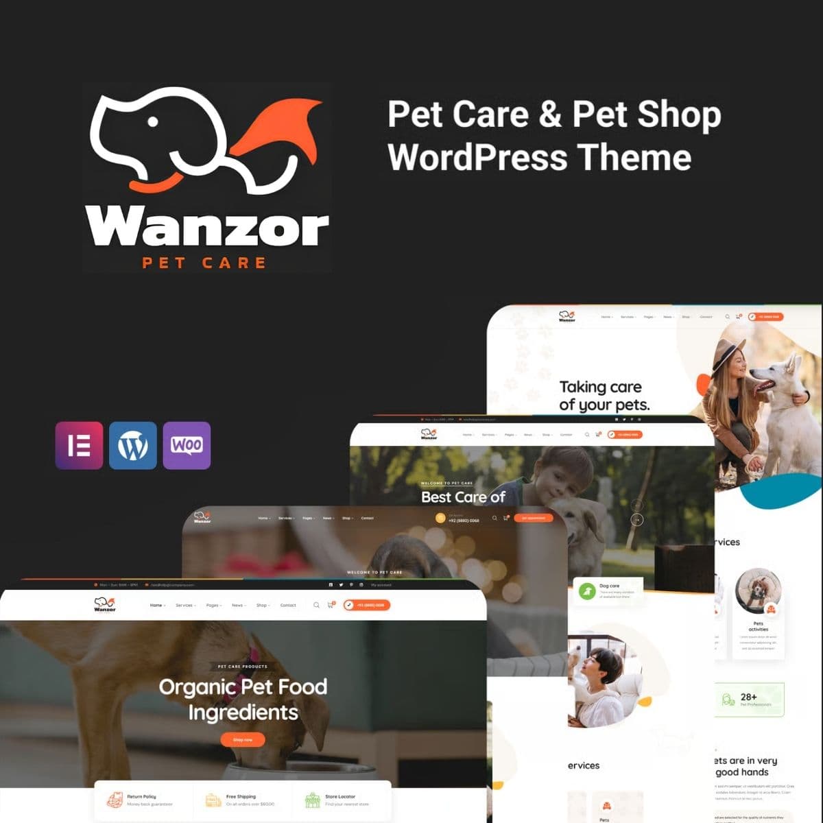 Screenshot of Wanzor interface