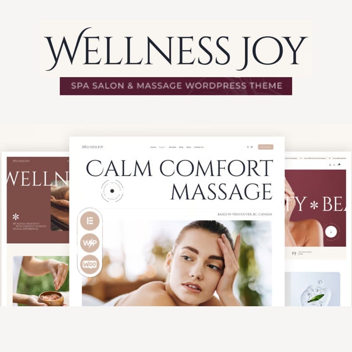 Screenshot of Wellness Joy interface
