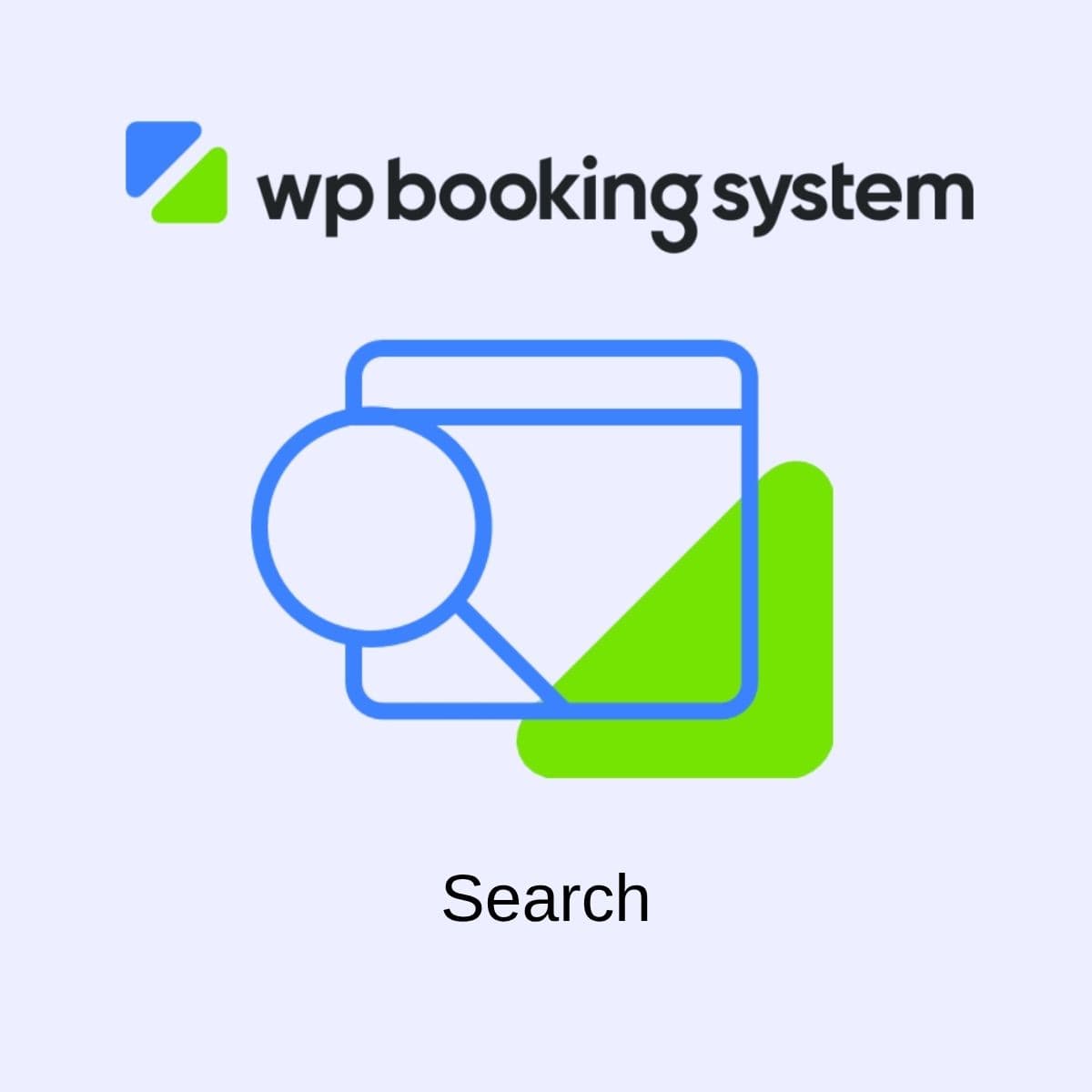 Screenshot of WP Booking System Search interface