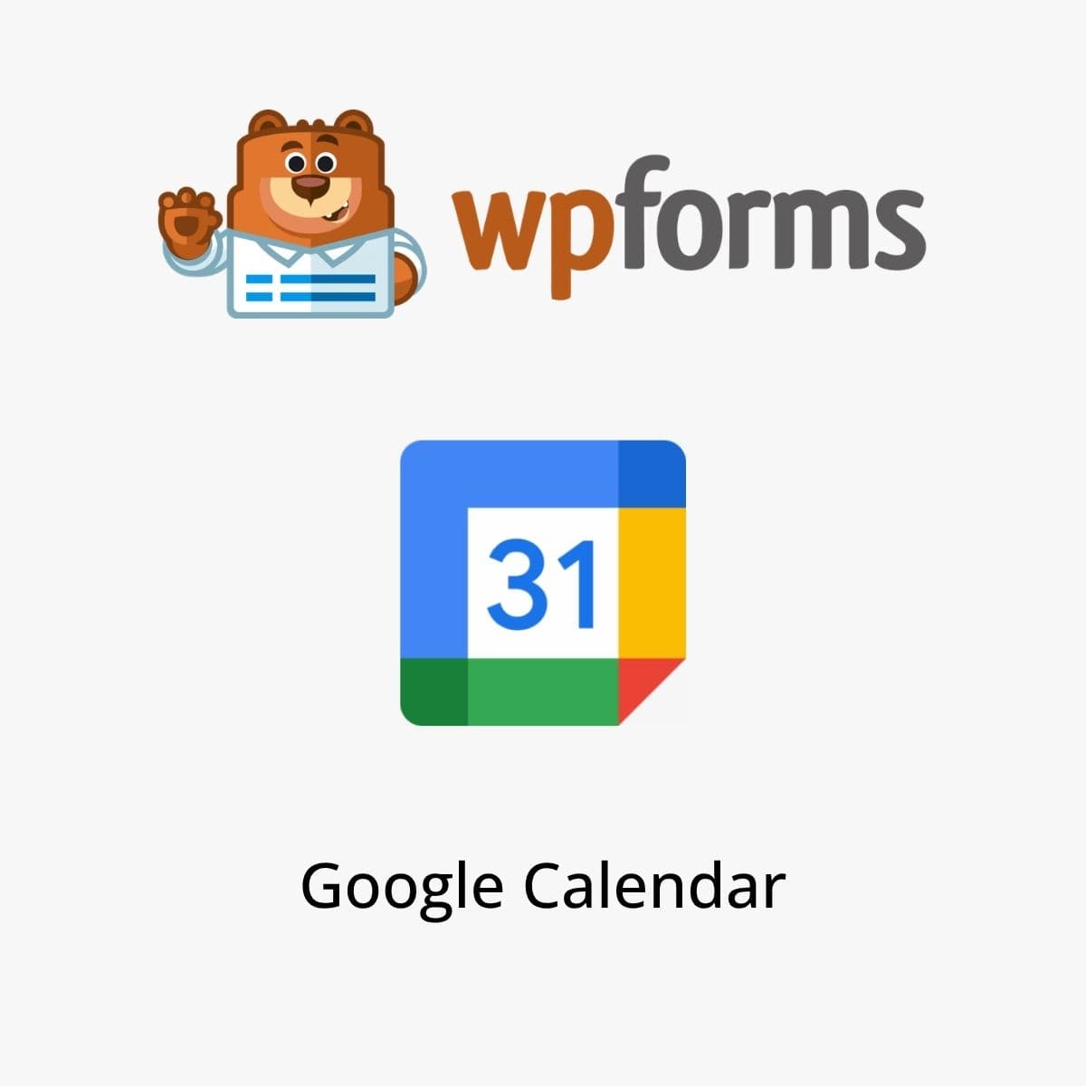 Screenshot of WPForms - Google Calendar interface