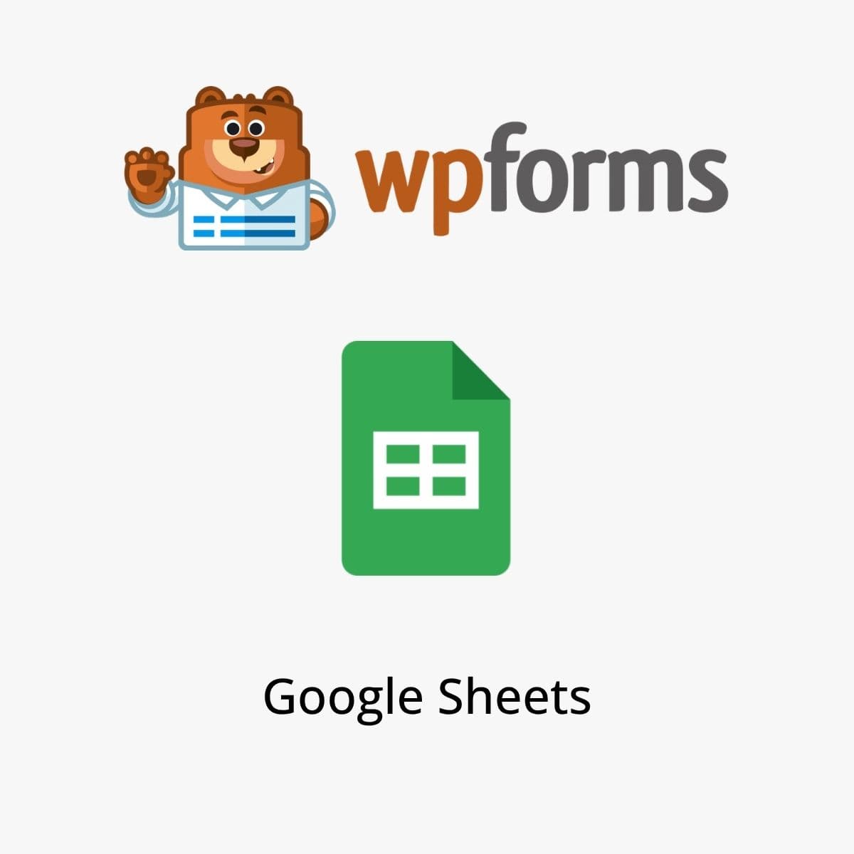 Screenshot of WPForms Google Sheets interface