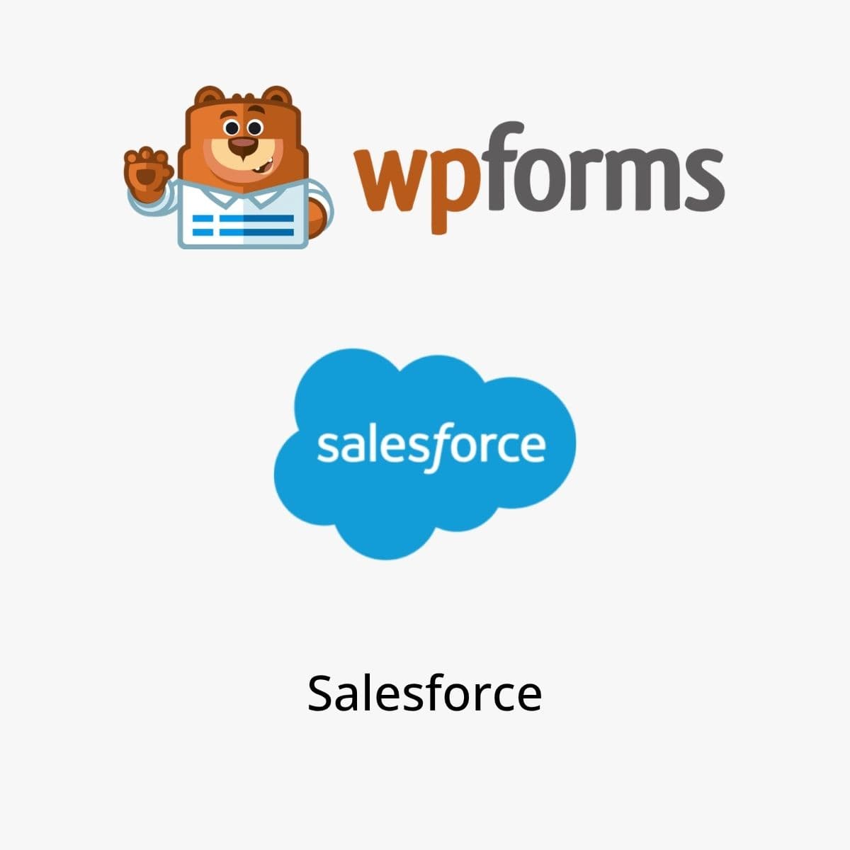 Screenshot of WPForms - Salesforce interface