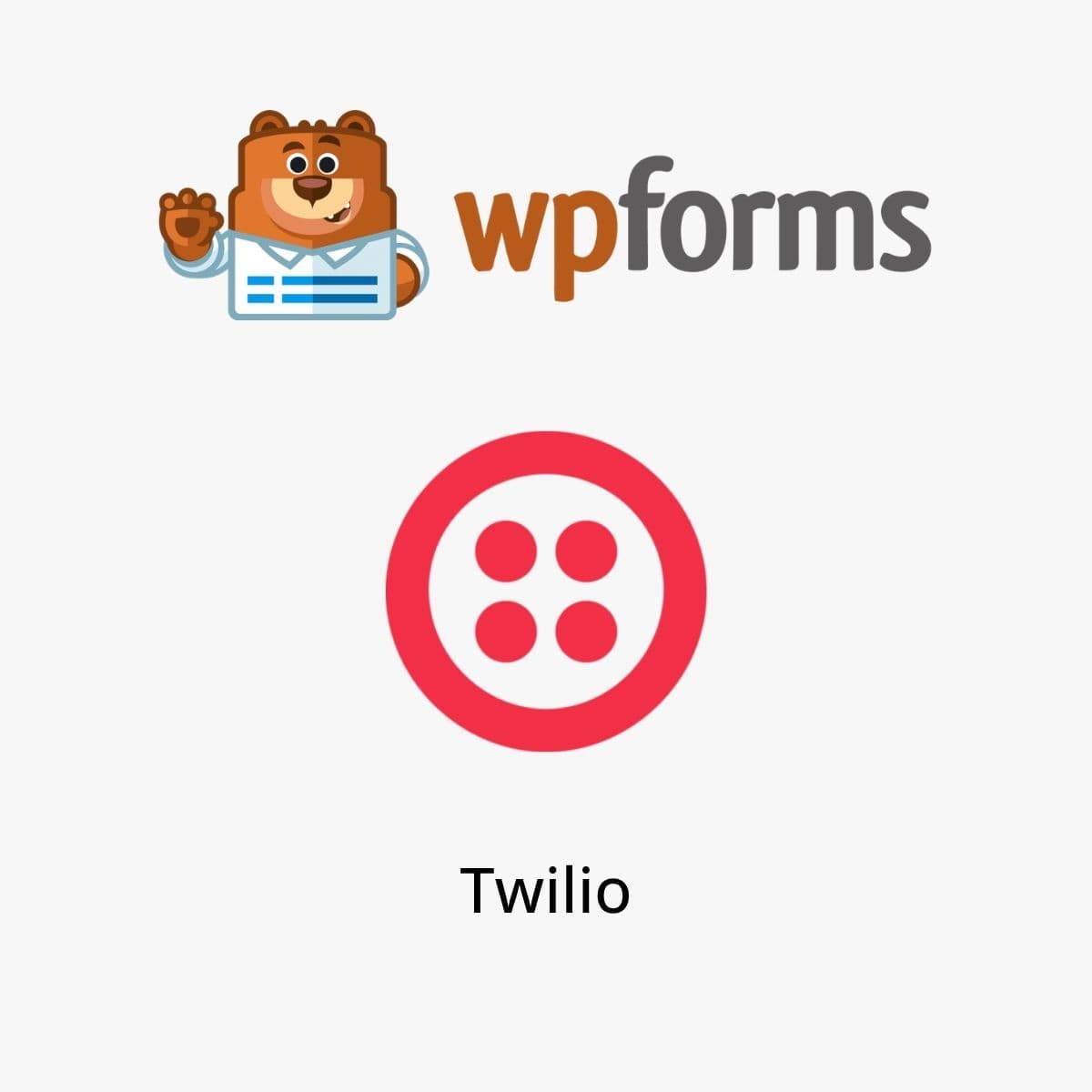 Screenshot of WPForms Twilio interface