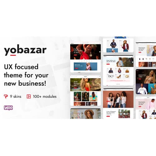 Yobazar - Elementor Мода WooCommerce Theme